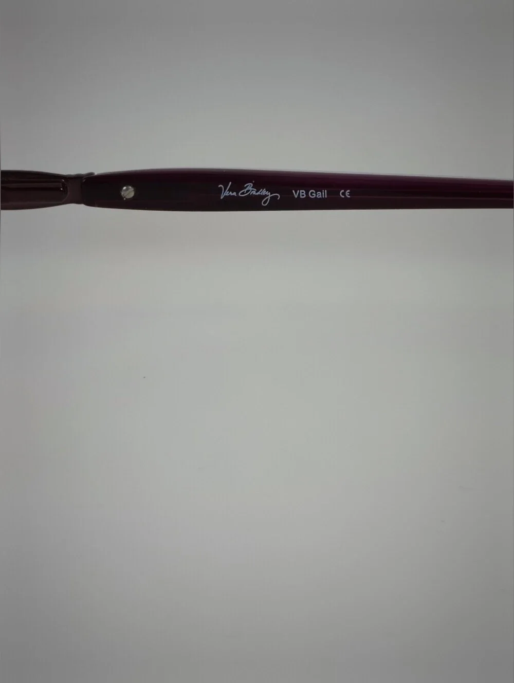 Vera Bradley.Gail. Dark Brown Oval Metal Eyeglass Frames.